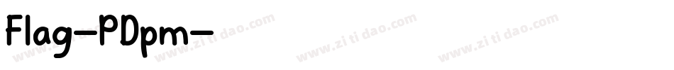 Flag-PDpm字体转换