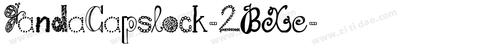 JandaCapslock-2BXe字体转换 JandaCapslock-2BXe字体转换