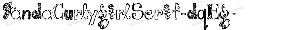 JandaCurlygirlSerif-dqEg字体转换