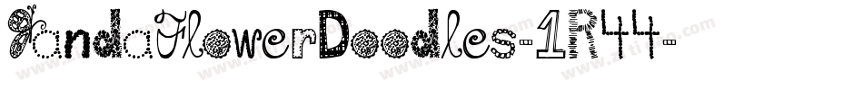 JandaFlowerDoodles-1R44字体转换