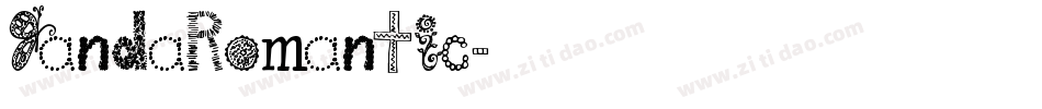 JandaRomantic字体转换