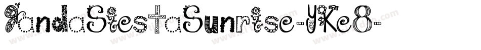 JandaSiestaSunrise-YKe8字体转换