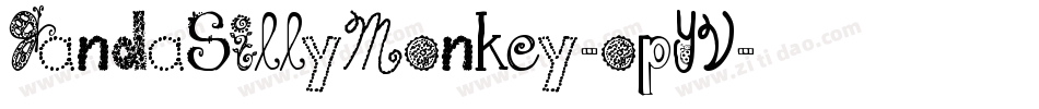JandaSillyMonkey-opYV字体转换