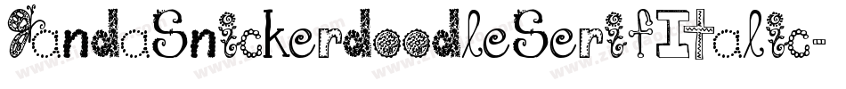 JandaSnickerdoodleSerifItalic-2BR3字体转换