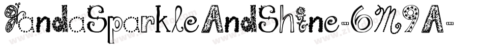 JandaSparkleAndShine-6M9A字体转换