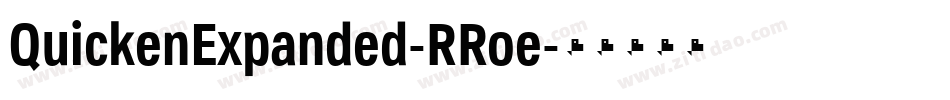 QuickenExpanded-RRoe字体转换