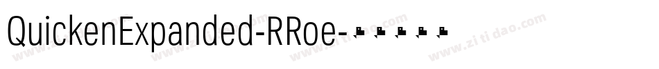 QuickenExpanded-RRoe字体转换