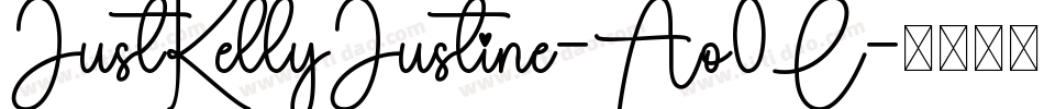JustKellyJustine-Ao0L字体转换