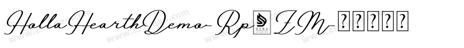 HollaHearthDemo-Rp9ZM字体转换