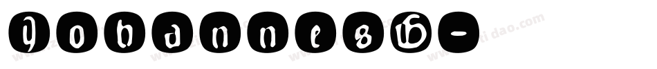 JohannesG字体转换
