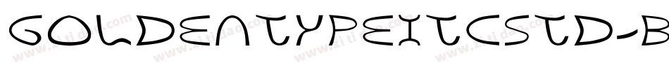GoldenTypeITCStd-Bold字体转换