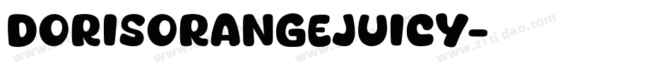 DorisOrangeJuicy字体转换