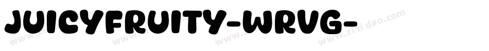 JuicyFruity-WRvG字体转换