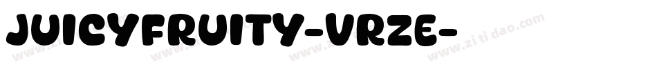 JuicyFruity-vrzE字体转换