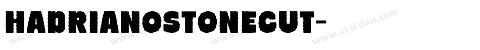 HadrianoStoneCut字体转换