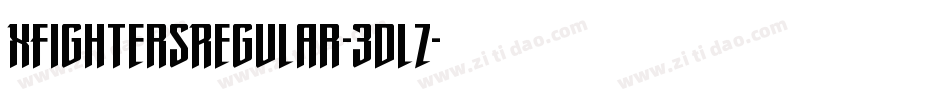 XFightersRegular-3dlz字体转换