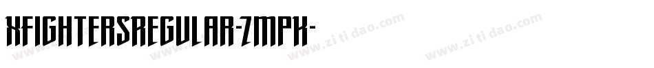 XFightersRegular-ZmpK字体转换