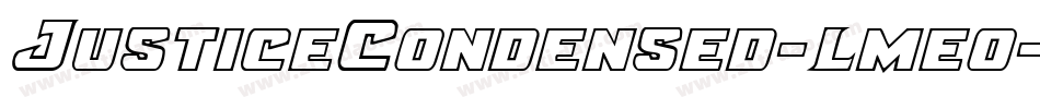 JusticeCondensed-lme0字体转换
