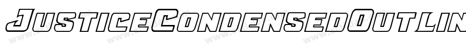 JusticeCondensedOutline-nP50字体转换 JusticeCondensedOutline-nP50字体转换