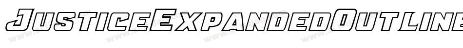JusticeExpandedOutline-BKn8字体转换