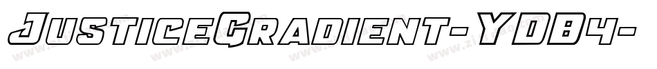 JusticeGradient-YDB4字体转换