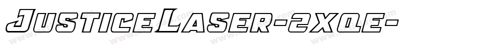 JusticeLaser-2xqe字体转换