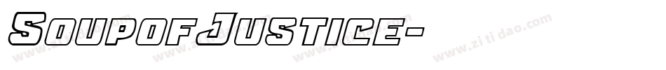 SoupofJustice字体转换