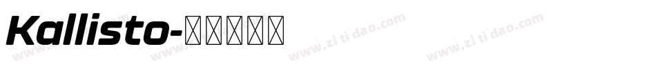 Kallisto字体转换