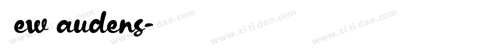 NewLaudens字体转换