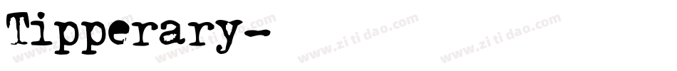 Tipperary字体转换