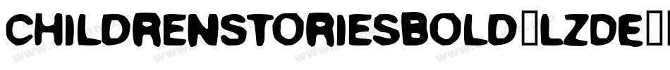 ChildrenStoriesBold-LzDE字体转换