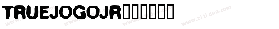 truejogojr字体转换