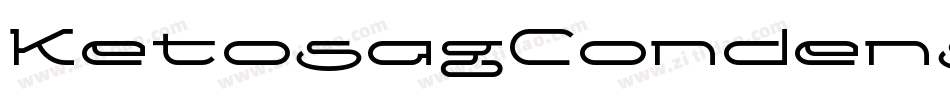 KetosagCondensedBold-8xlB字体转换