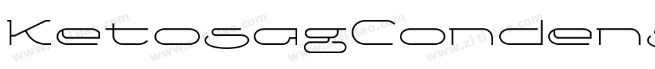 KetosagCondensedBold-8xlB字体转换