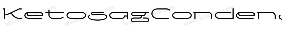 KetosagCondensedBold-8xlB字体转换