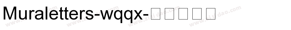 Muraletters-wqqx字体转换