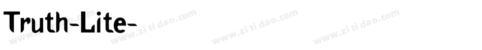 Truth-Lite字体转换