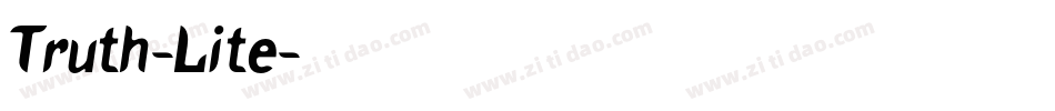 Truth-Lite字体转换
