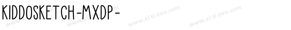 KiddoSketch-mxdP字体转换