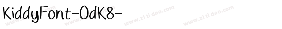 KiddyFont-OdK8字体转换