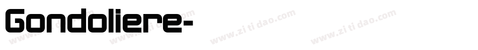 Gondoliere字体转换