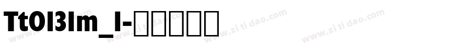 Tt0131m_1字体转换