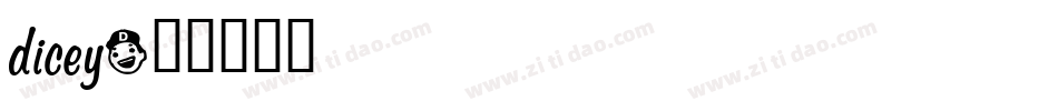 Dicey字体转换