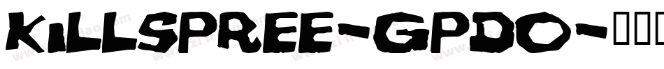 Killspree-GpDO字体转换