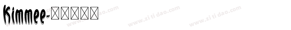 Kimmee字体转换