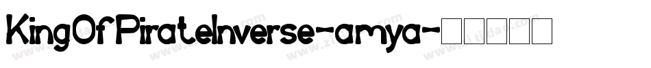 KingOfPirateInverse-amya字体转换