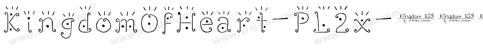 KingdomOfHeart-PL2x字体转换