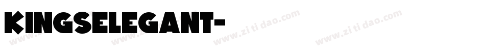 KingsElegant字体转换