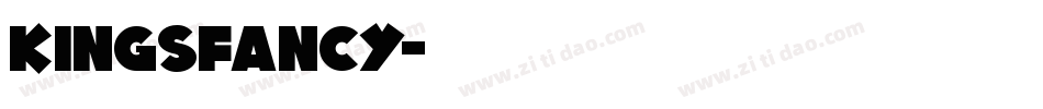 KingsFancy字体转换