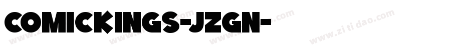 ComicKings-Jzgn字体转换
